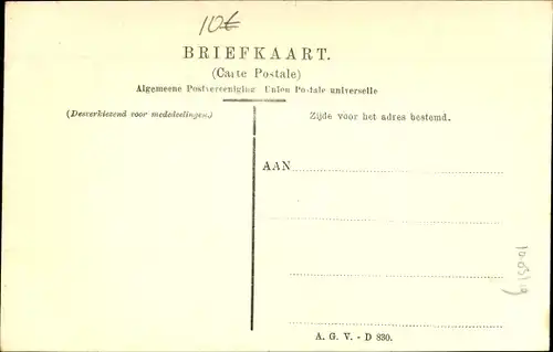 Ak Dordrecht Südholland Niederlande, Brand, 12. April 1906