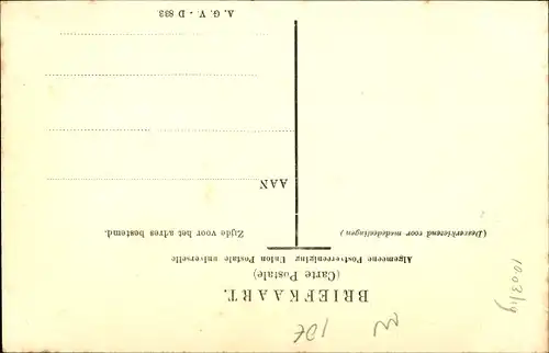 Ak Delft Südholland Niederlande, Brand, 12. April 1906