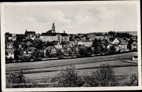 Ak Dippoldiswalde im Erzgebirge, Gesamtansicht