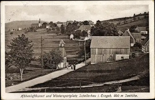 Ak Schellerhau Altenberg im Erzgebirge, Gesamtansicht