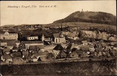 Ak Altenberg im Erzgebirge, Blick auf die Stadt