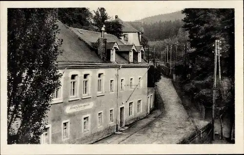 Ak Dönschten Dippoldiswalde Osterzgebirge, Kommissionsgaststätte Waldesruh, Chemnitzer Schullandheim