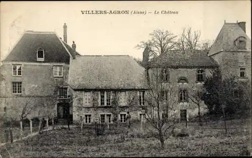 Ak Villers Agron Aisne, Le Chateau