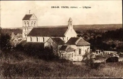 Ak Urcel Aisne, Die Kirche