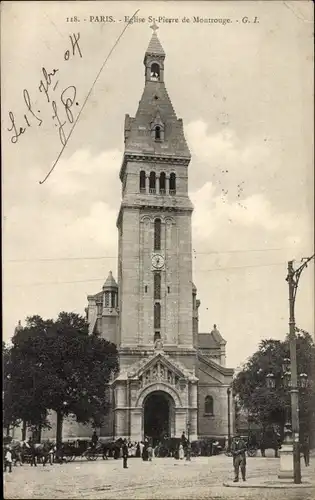 Ak Paris XIV, Kirche von Montrouge