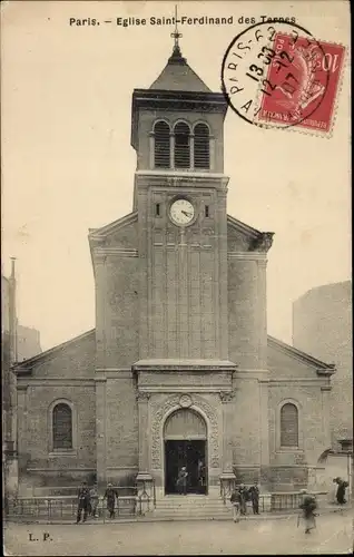 Ak Paris 17. Jahrhundert, Kirche Saint-Ferdinand des Ternes