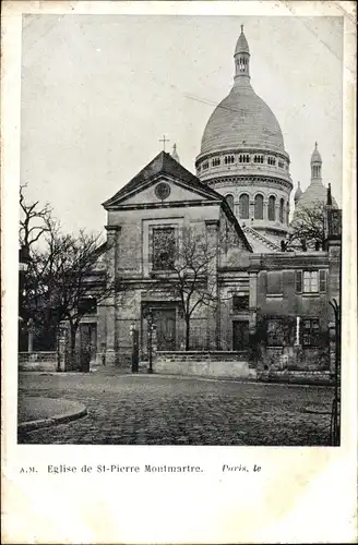 Ak Paris XVIII Montmartre, Kirche St-Pierre