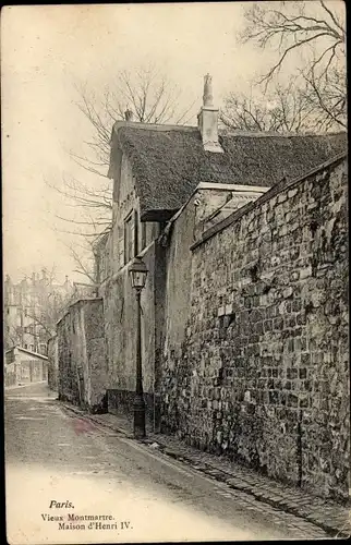 Ak Paris XVIII Montmartre, Haus Heinrich IV