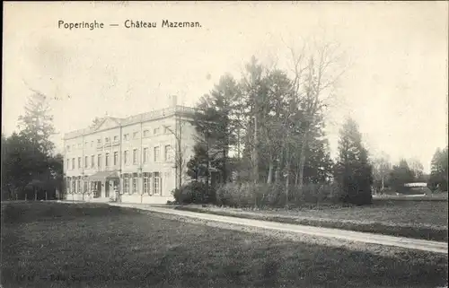 Ak Poperinghe Poperinge Westflandern, Chateau Mazeman