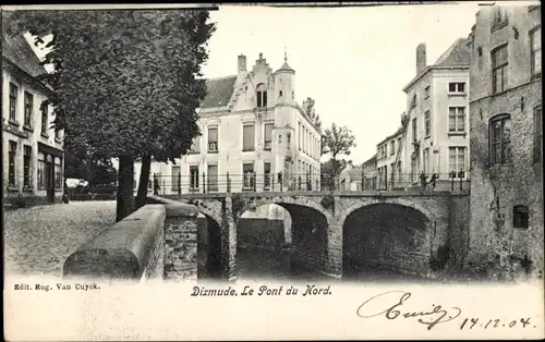 Ak Diksmuide Dixmude Westflandern, Le Pont du Nord