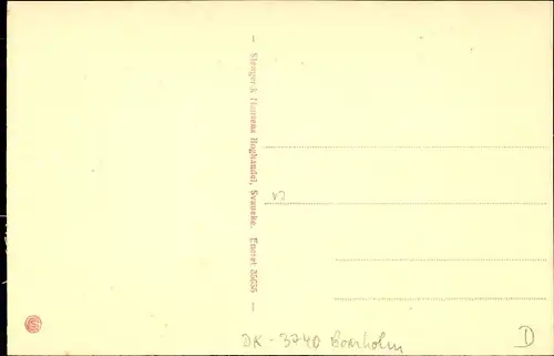 Ak Svaneke Bornholm Dänemark, Straßenpartie