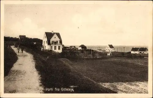 Ak Gilleleje Dänemark, Teilansicht, Häuser