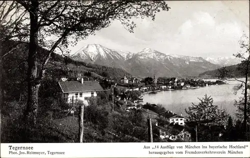 Ak Tegernsee in Oberbayern, Panorama