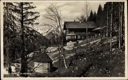 Ak Bayrischzell im Mangfallgebirge Oberbayern, Berghotel Sudelfeld