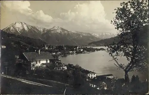 Ak Tegernsee in Oberbayern, Panorama