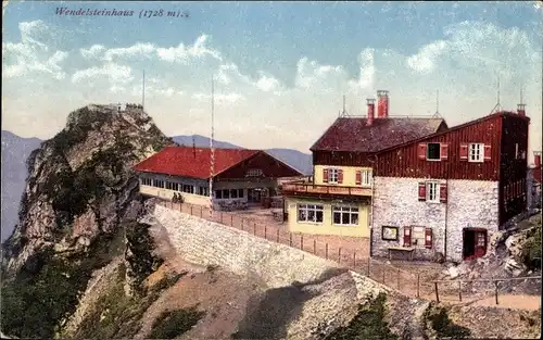 Ak Bayrischzell im Mangfallgebirge Oberbayern, Wendelsteinhaus