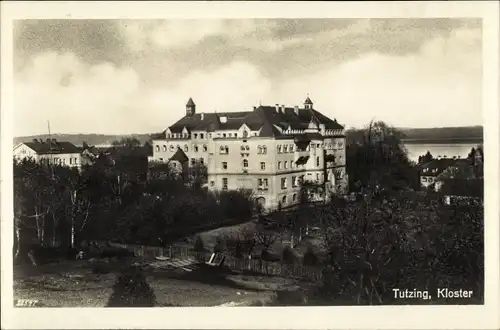 Ak Tutzing am Starnberger See Oberbayern, Kloster