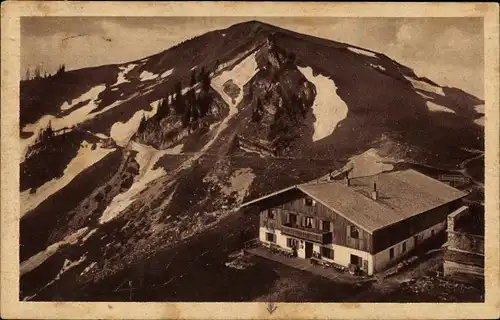 Ak Rottach Egern in Oberbayern, Wallberghaus, Setzberg, Tegernseer Gebiet