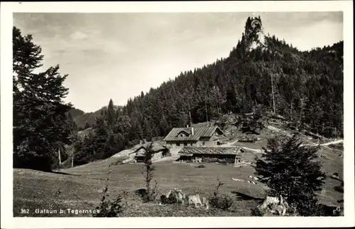 Ak Tegernsee in Oberbayern, Galaun, Berggaststätte Riederstein