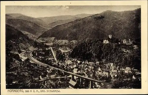 Ak Hornberg im Schwarzwald, Ortsansicht