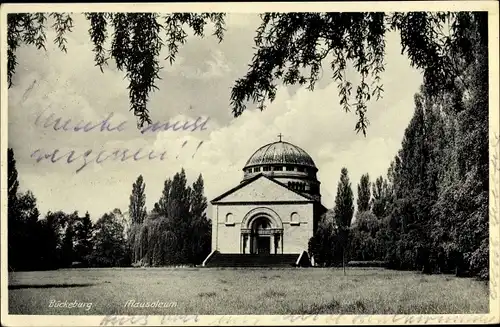 Ak Bückeburg im Kreis Schaumburg, Mausoleum