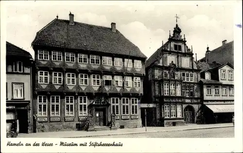 Ak Hameln an der Weser Niedersachsen, Museum, Stiftsherrenhaus