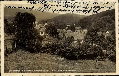 Ak Lauenstein Salzhemmendorf in Niedersachsen, Blick vom Schützenhaus