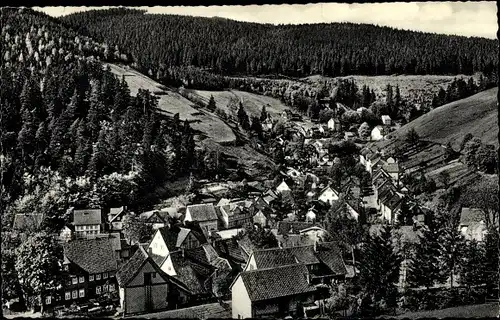 Ak Wildemann Clausthal Zellerfeld im Oberharz, Spiegeltal, Ortsansicht