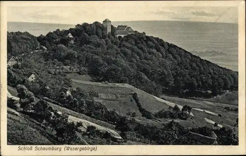 Ak Schaumburg Rinteln an der Weser, Schloss Schaumburg, Burg