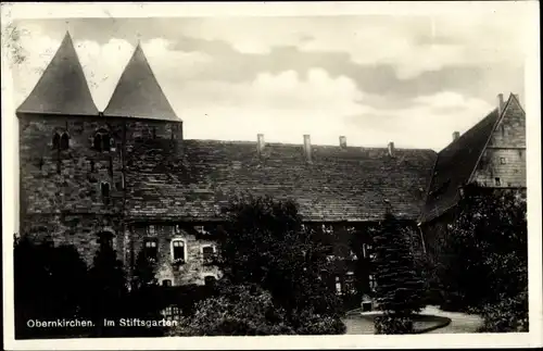 Ak Obernkirchen in Schaumburg, Stiftsgarten