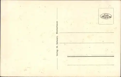 Ak Wesermünde Bremerhaven, Fischereihafen