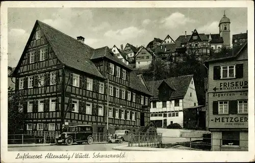 Ak Altensteig im Schwarzwald Württemberg, Gasthof zum Waldhorn