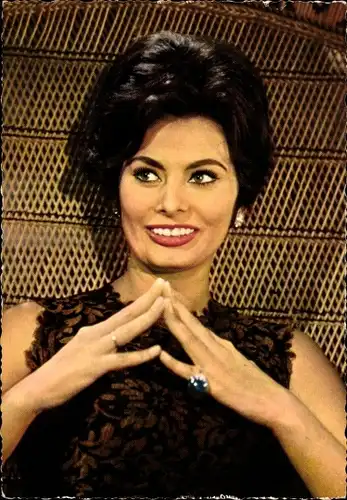 Ak Schauspielerin Sophia Loren, Portrait