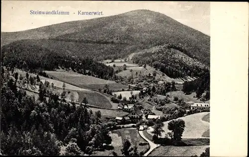 Ak Weißenbach an der Triesting Niederösterreich, Steinwandklamm, Karnerwirt