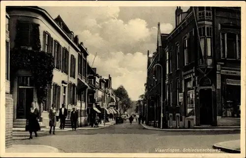 Ak Vlaardingen Südholland, Schiedamsche weg