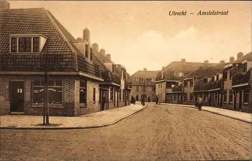 Ak Utrecht Niederlande, Amstelstraat