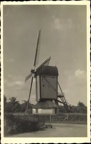 Ak Scherpenzeel Gelderland, Korenmolen