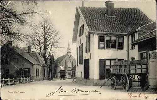 Ak Voorthuizen Barneveld Gelderland Niederlande, Dorpstraat