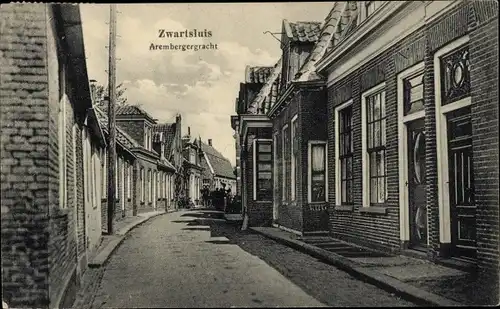Ak Zwartsluis Overijssel Niederlande, Arembergergracht