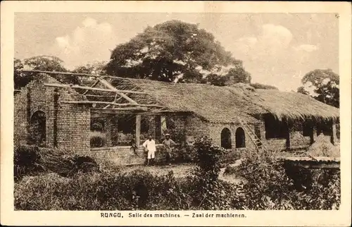 Ak Rungu Französisch-Kongo, Maschinenraum