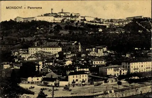 Ak Mondovi Cuneo Piemonte, Gesamtansicht