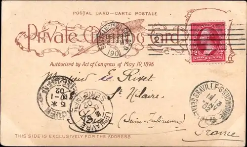 Ak San Francisco Kalifornien USA, Golden Gate