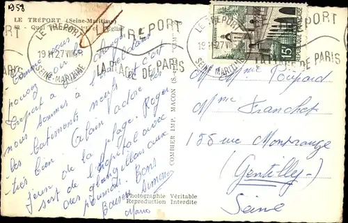 Ak Le Tréport Seine Maritime, Quai Francois 1er, Kirche