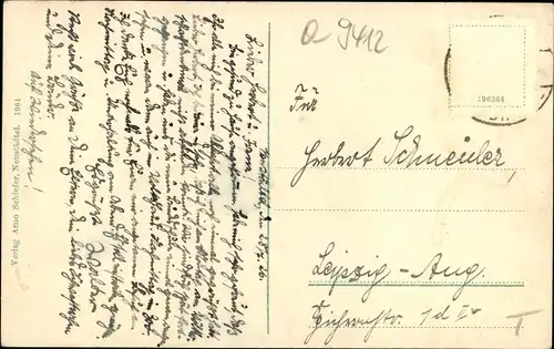 Ak Neustädtel Schneeberg im Erzgebirge, Rathaus, Neue Schule