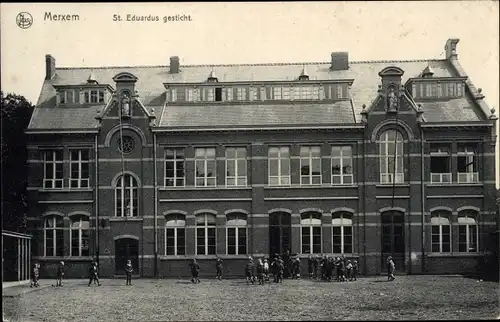 Ak Merxem Merksem Flandern Antwerpen, St. Eduardus gegründet