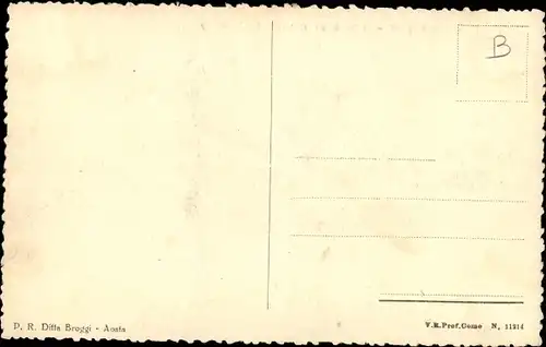 Ak Courmayeur Valle D'Aosta Italien, Teilansicht, Comba Chapy