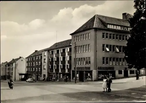 Ak Nordhausen am Harz, Rautenstraße, Geschäfte