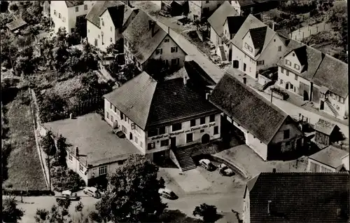 Ak Dettenhausen Baden Württemberg, Fliegeraufnahme, Gasthof Zum Lamm