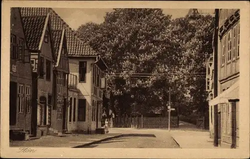 Ak Plön am See Holstein, Straßenpartie, Häuser, Plöner Landschaftsbilder