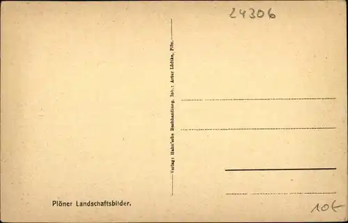 Ak Plön am See Holstein, Straßenpartie, Häuser, Plöner Landschaftsbilder